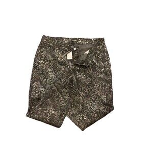 NEW Lane Bryant Pants Size 20 Black Metallic Stretch Evening Cocktail Jeans